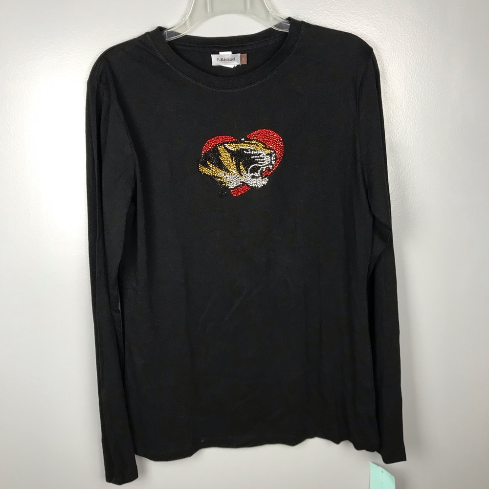 NWT Mizzou University of Missouri Rhinestone Shirt